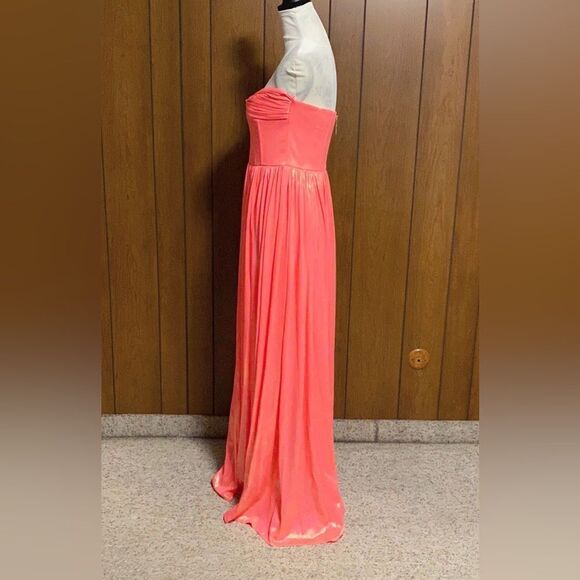Bronx and Banco Florence Strapless Metallic Gown size L - Picture 6 of 11